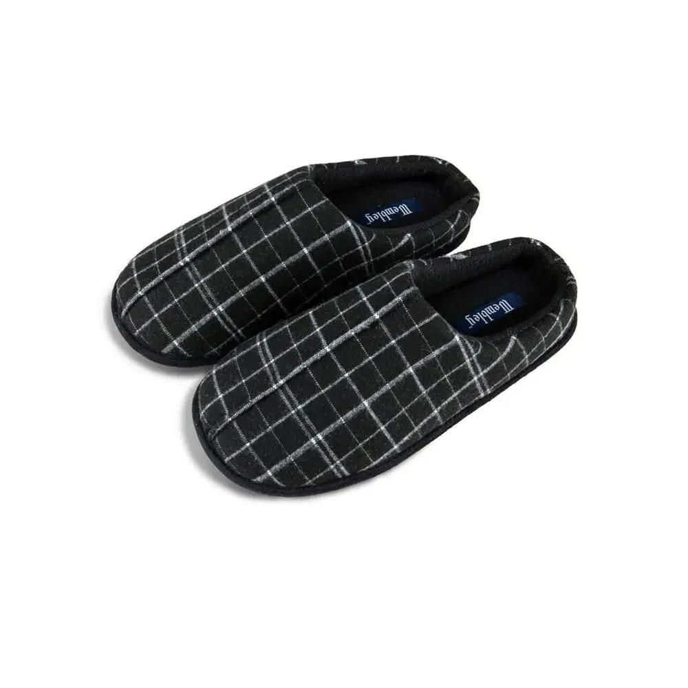 Wembley Slippers Size L Men’s 9.5 - 10.5 Outdoor/Indoor Memory Foam